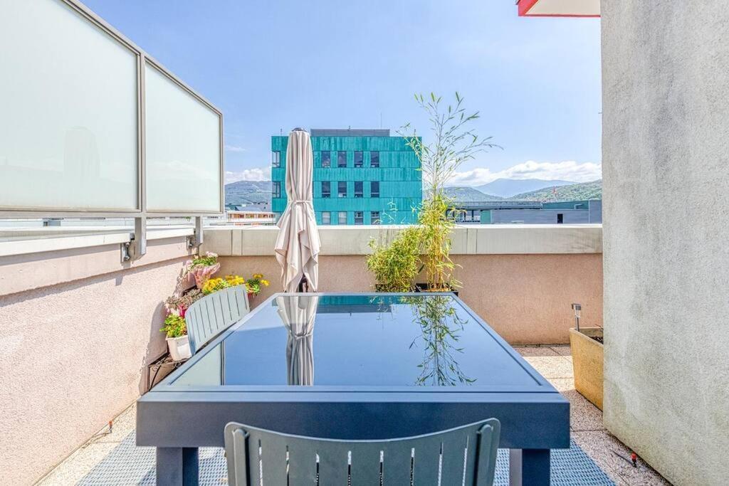 Standing, Balcon Avec Vue, Clim, Tt Equipe Confort Apartment Échirolles Exterior foto